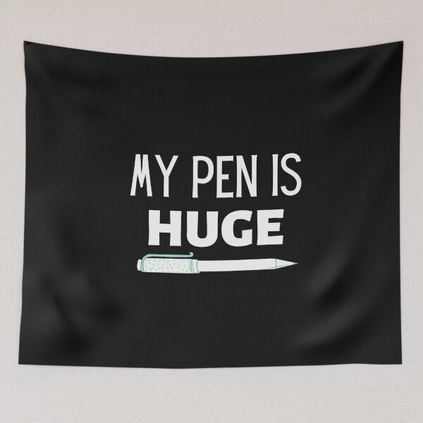 Item preview, Vintage My Pen is huge Bold Typography designed and sold by garniturex.