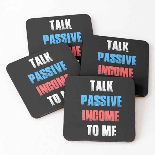 Item preview, Talk Passive Income to me Typography  designed and sold by garniturex.