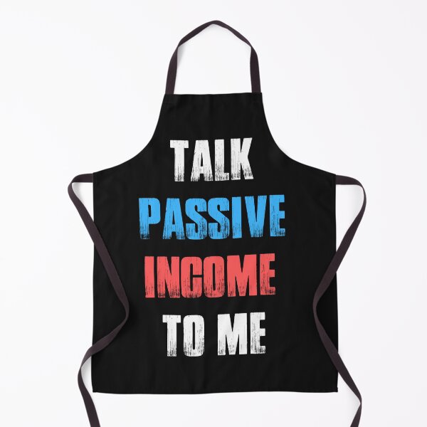 Item preview, Talk Passive Income to me Typography designed and sold by garniturex.