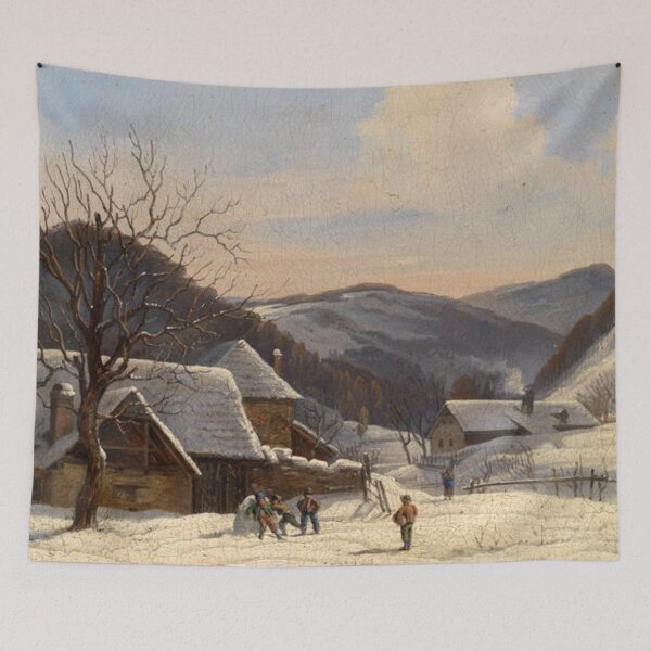 Item preview, Winter Fun: Snow Soccer Game in a Picturesque Field designed and sold by SweetMySpot.