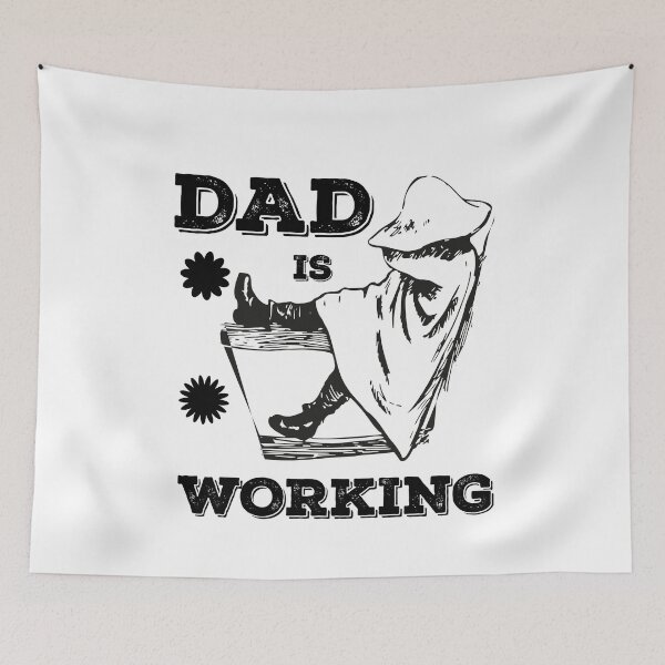 Item preview, My father is working - sleeping man designed and sold by VitoTDesign.