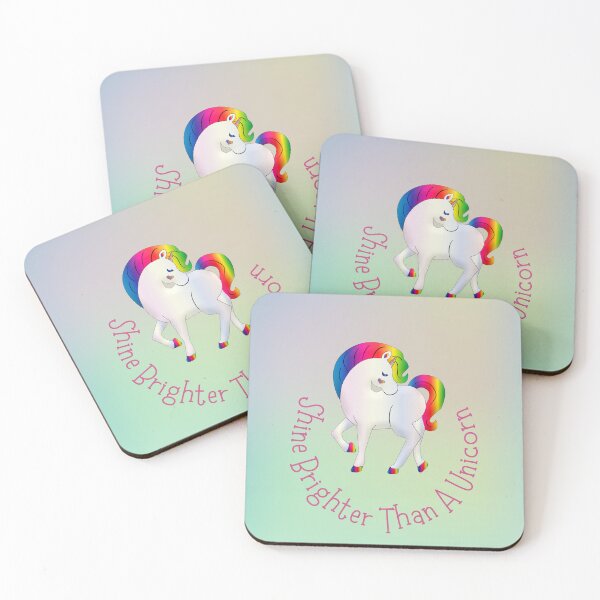 Item preview, Super cute baby unicorn art / Shine Bright Like A Unicorn/Unicorns and Rainbows design for kids and adults that love unicorns and rainbows designed and sold by haRexia.