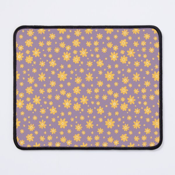 Item preview, Yellow Purple Flowers Pattern designed and sold by Creative-Nugget.