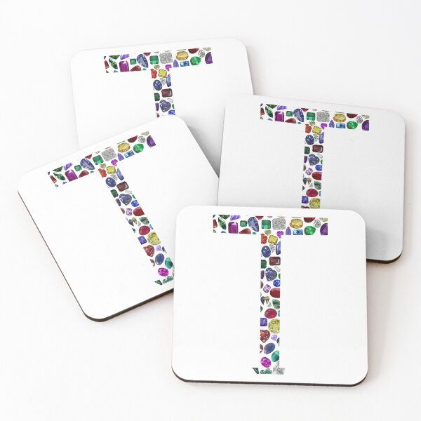 Item preview, Letter T designed and sold by DigitalGemArt.
