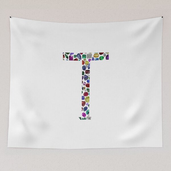 Item preview, Letter T designed and sold by DigitalGemArt.