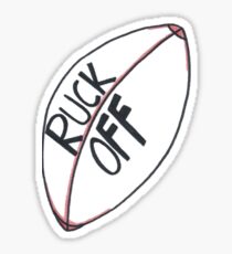 RUCK OFF! Rugby Sticker