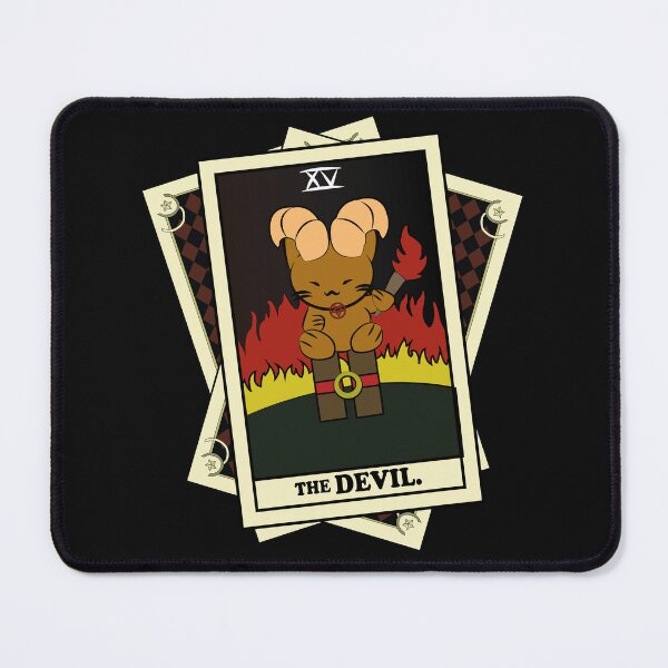 Item preview, TAROT CARDS DECK | THE DEVIL. | FORTUNE CAT designed and sold by FalconLifeStore.