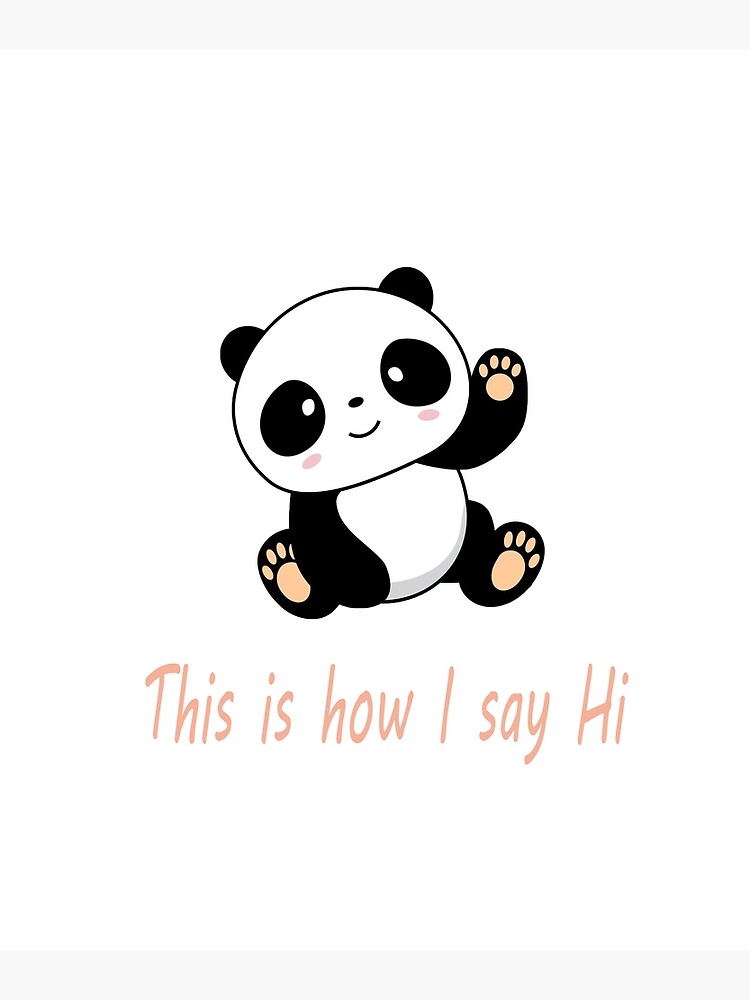 "This Is How I HiPandas Style" Poster for Sale by Redbubble
