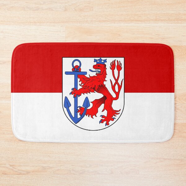 Item preview, Flag of Düsseldorf, North Rhine-Westphalia, Germany designed and sold by Freihalt.