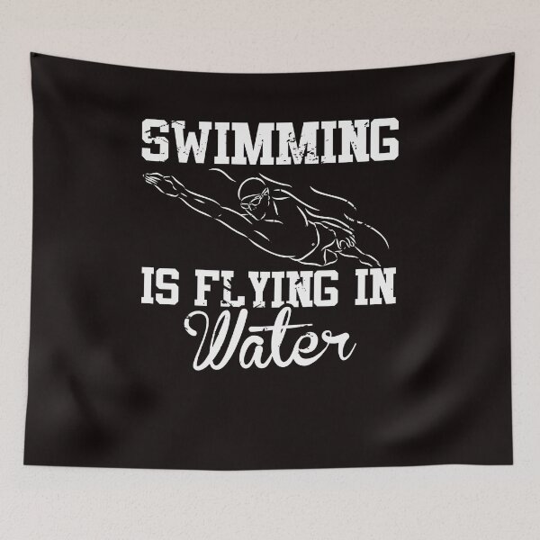 Item preview, Swimming Is Flying In Water Sports Indoor Pool Athlete Coach designed and sold by TomGiantDesigns.