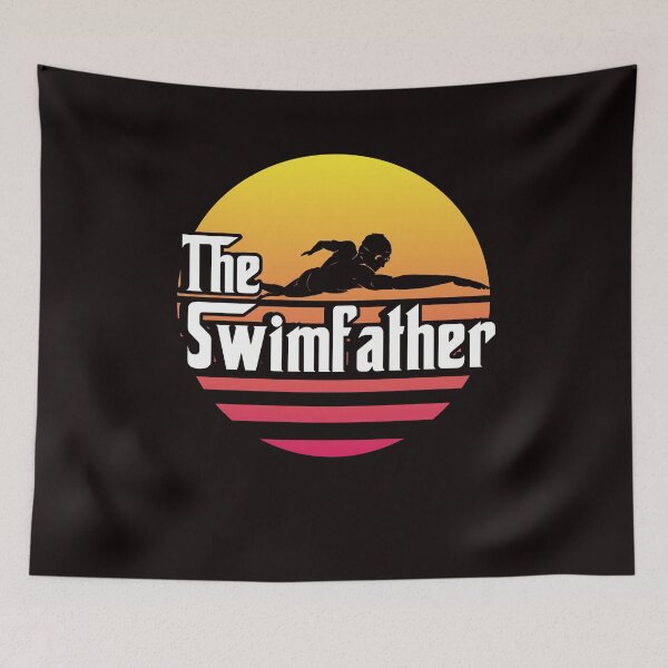 Item preview, Swimfather Swimmer Swimming Pool Athlete Swim Water Sports designed and sold by TomGiantDesigns.