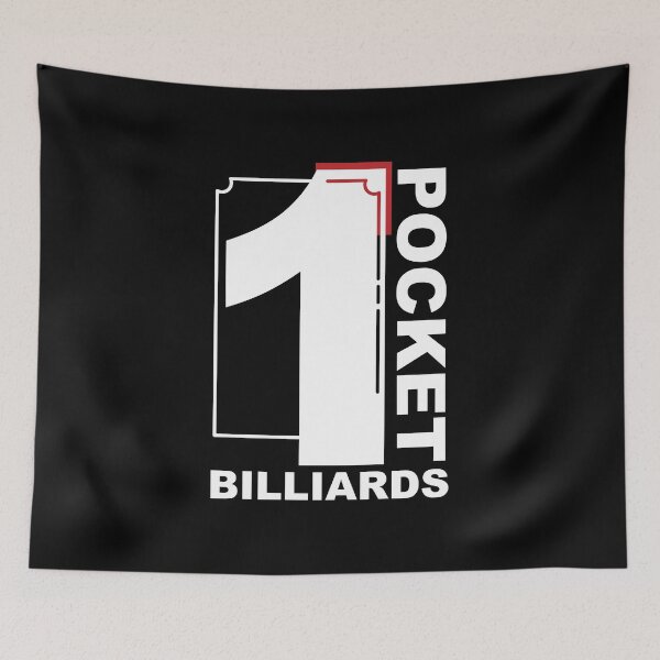Item preview, ONE POCKET BILLIARDS WHITE LOGO designed and sold by diego75bcn.
