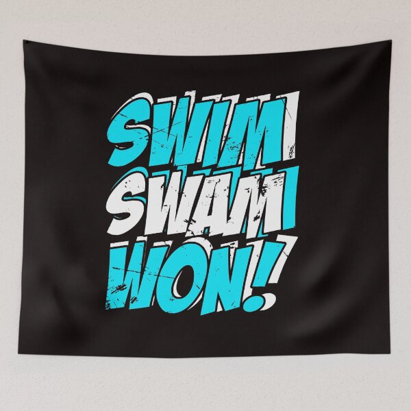 Item preview, Funny Swim Swam Won Swimmer Swimming Pool Instructor Coach designed and sold by TomGiantDesigns.