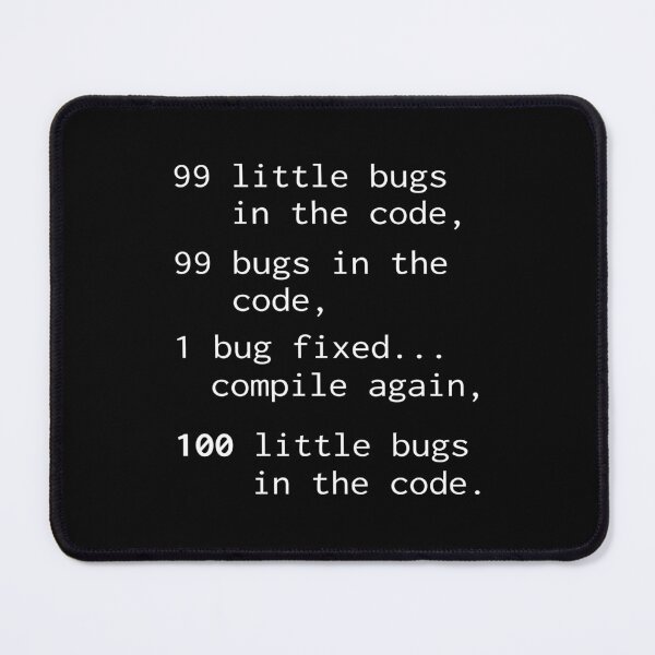 Item preview, 100 Little Bugs In The Code - Funny Programmers Joke designed and sold by deepan chandrasekaran.