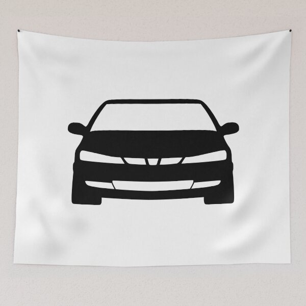 Item preview, Peugeot 406 front black silhouette best t-shirt design designed and sold by EdimDesign.