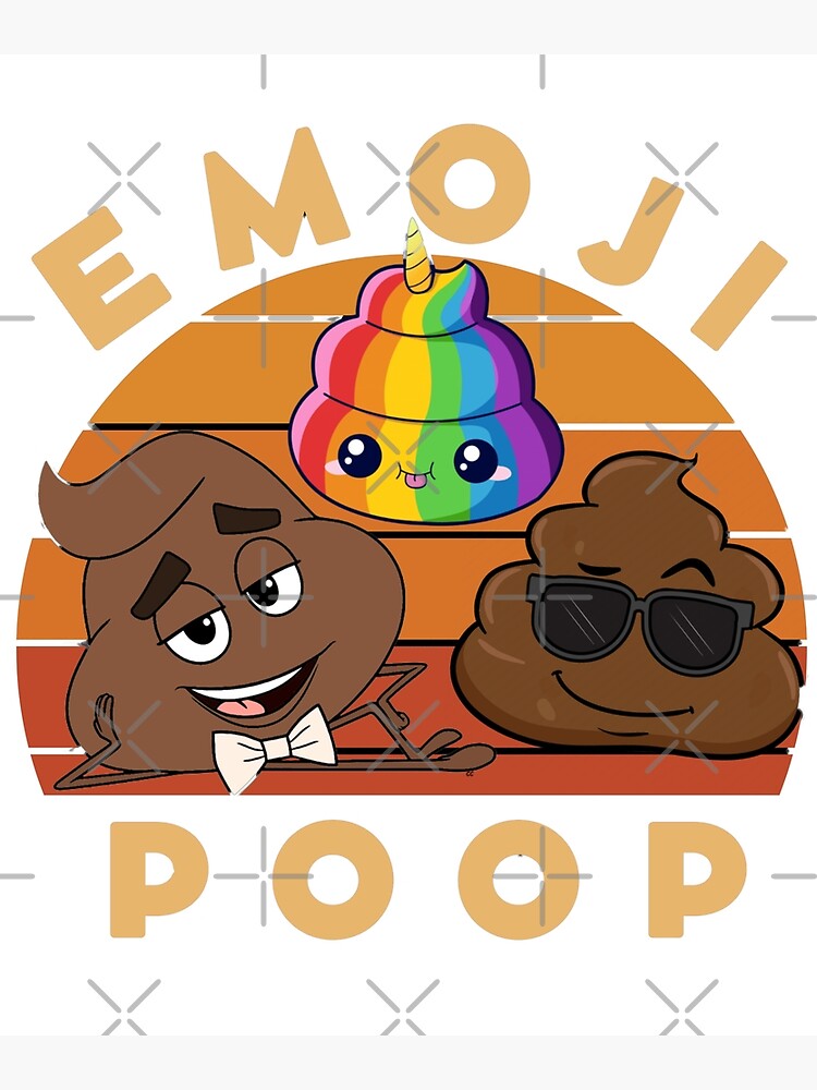"Emoji Poop Funny Poop" Poster for Sale by mattades Redbubble