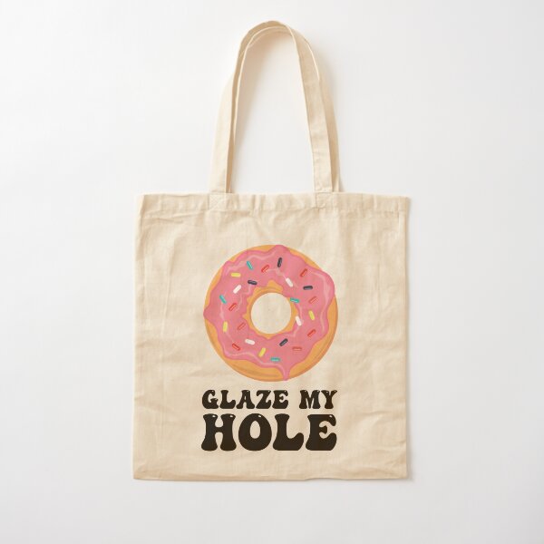 Amazon.com: Happy Holi-glaze | Funny Christmas Glazed Donut Tote Bag :  Clothing, Shoes & Jewelry