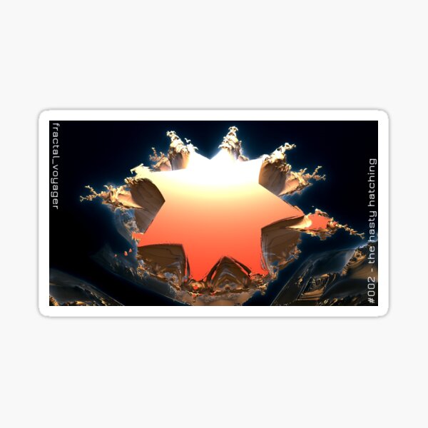 #002 - the hasty hatching Sticker