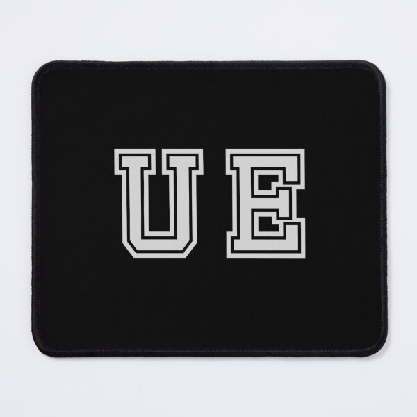 Item preview, U.E. Varsity Initials | Varsity Letters | Black And White | Personalised Gift designed and sold by Avo And Sriracha.