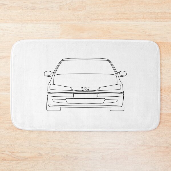 Item preview, Peugeot 406 front black lines best t-shirt design designed and sold by EdimDesign.