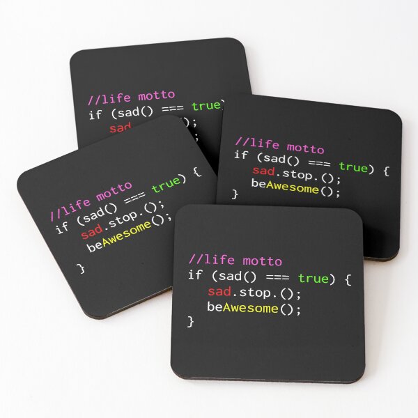Artikelvorschau, Lebensmotto „Be Awesome“ – Motivational Programming Code entworfen und verkauft von deepan chandrasekaran.