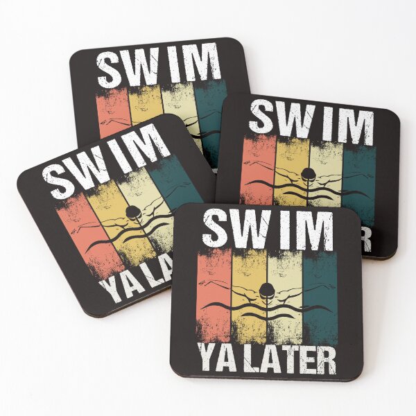 Item preview, Vintage Swim Ya Later Swimmer Water Sports Swimming Pool designed and sold by TomGiantDesigns.