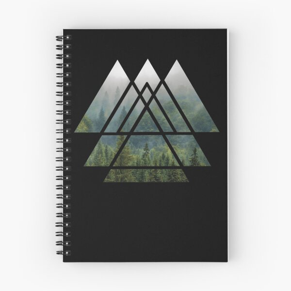 Item preview, Sacred Geometry Triangles - Misty Forest Classic . designed and sold by perysgseelig.