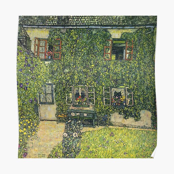 Póster «Gustav Klimt La casa de Guardaboschi 1912» de artcenter