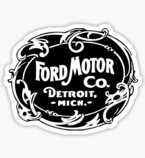 Ford Motor Co Vintage Logo Sticker