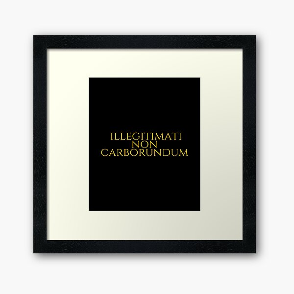 Item preview, Illegitimi Non Carborundum - Do Not Let The Bastards Grind You Down - Latin Vocabulary designed and sold by ElementJourney.