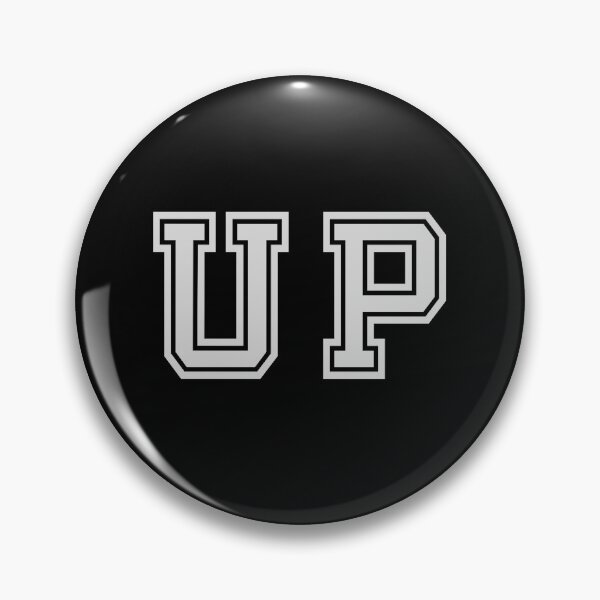 Item preview, U.P. Varsity Initials | Varsity Letters | Black And White | Personalised Gift designed and sold by Avo And Sriracha.