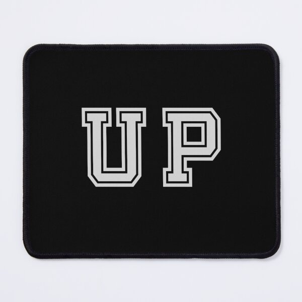Item preview, U.P. Varsity Initials | Varsity Letters | Black And White | Personalised Gift designed and sold by Avo And Sriracha.