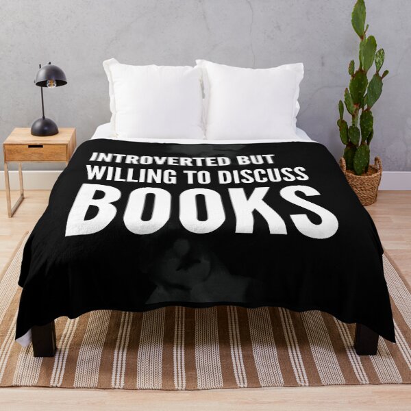 Item preview, Introverted But Willing To Discuss BOOKS designed and sold by badretop.