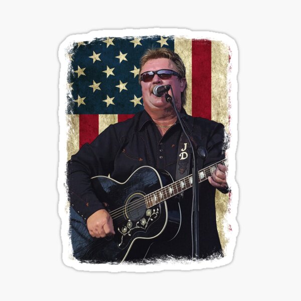 &ldquo;Vintage American Flag Joe Diffie Legend&rdquo; Sticker by FilipRezek | Redbubble