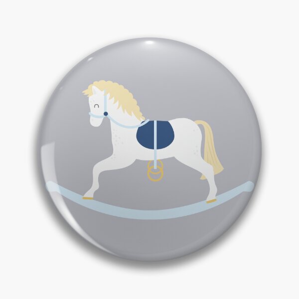 Item preview, Cute Blue Rocking Horse designed and sold by StudioShine.