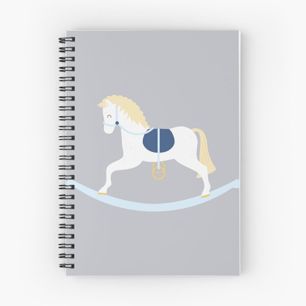 Item preview, Cute Blue Rocking Horse designed and sold by StudioShine.