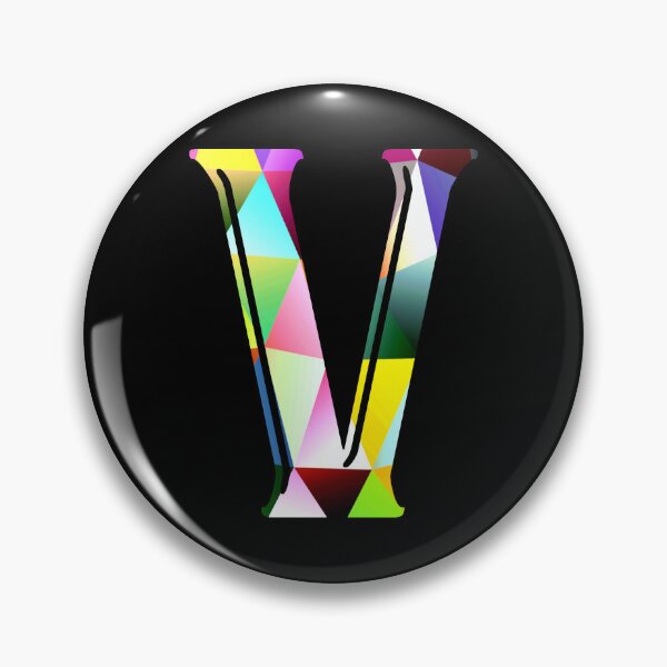 Item preview, Letter V – Modern Rainbow Initial Design designed and sold by ArtDesign-ZA.