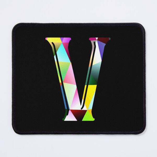 Item preview, Letter V – Modern Rainbow Initial Design designed and sold by ArtDesign-ZA.