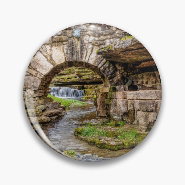 Item preview, Ozarks Waterfall Under Bridge designed and sold by mljdwhite.
