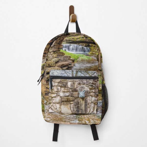 Item preview, Ozarks Waterfall Under Bridge designed and sold by mljdwhite.