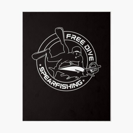 Free Dive Spearfishing Fishing Hunting Spearfisher Speargun Art Board  Print for Sale by TomGiantDesigns