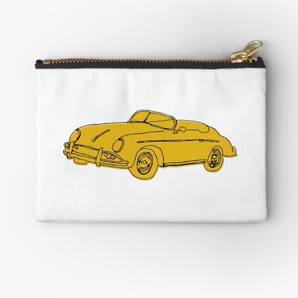 Hello Porsche 356 Convertible Zipper Pouch