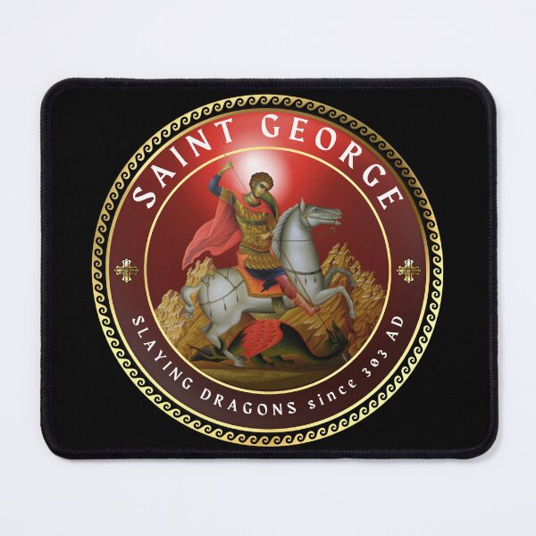 Item preview, Saint George Slaying Dragons Icon designed and sold by Yiorgos Designs.