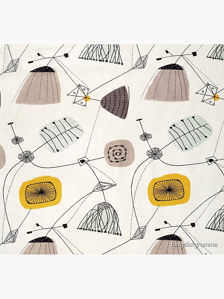 Mid Century Modern, Retro Pattern by longdistgramma
