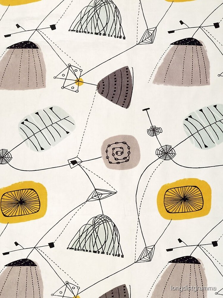Mid Century Modern, Retro Pattern by longdistgramma