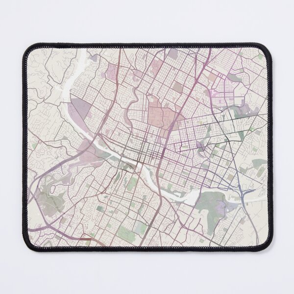 Item preview, Austin Texas Map, Austin City, USA City designed and sold by TheRedFinch.