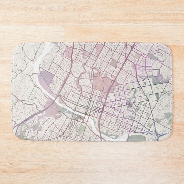 Item preview, Austin Texas Map, Austin City, USA City designed and sold by TheRedFinch.