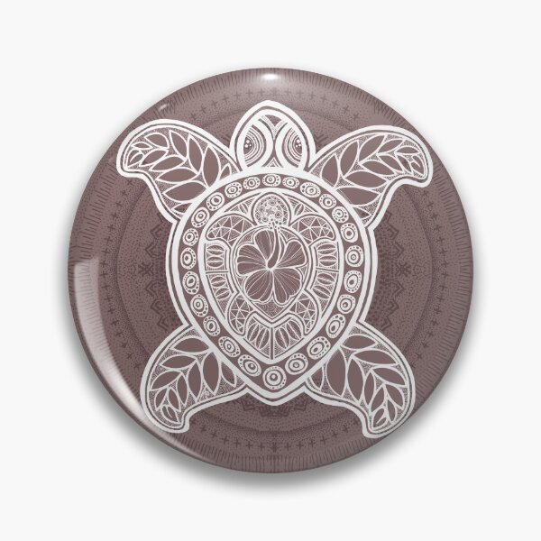 Artikelvorschau, Pasifika Turtle - weiß auf Schokolade entworfen und verkauft von AprilAppleArt.