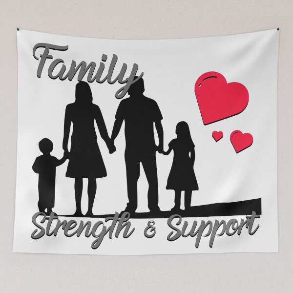 Item preview, Family Strength & Support designed and sold by HellsJanitor.