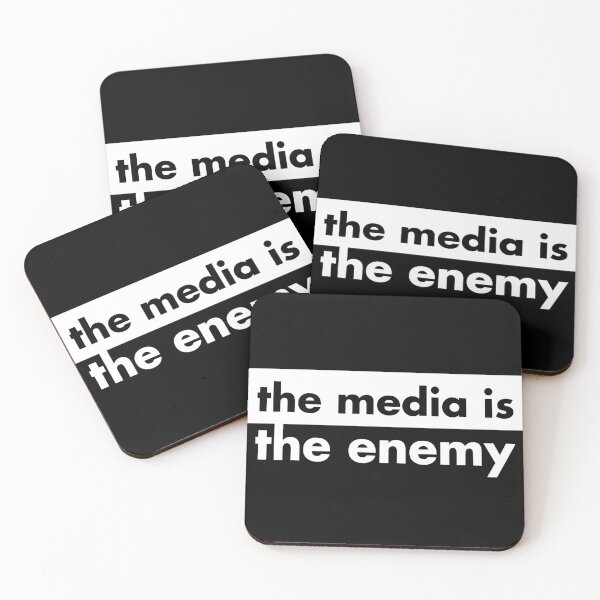 Item preview, The Media is the Enemy designed and sold by bone  apart.